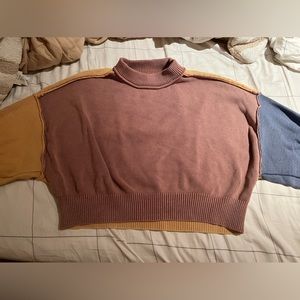 Urban outfitters cropped relaxed fit sweater